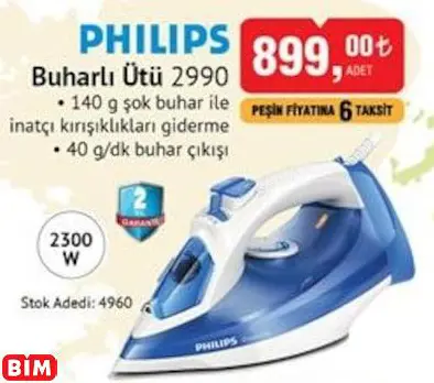 PHİLİPS BUHARLI ÜTÜ 2990 PHİLİPS BUHARLI ÜTÜ 2990